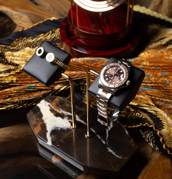 Midnight Portoro Watch Stand – Two Watches